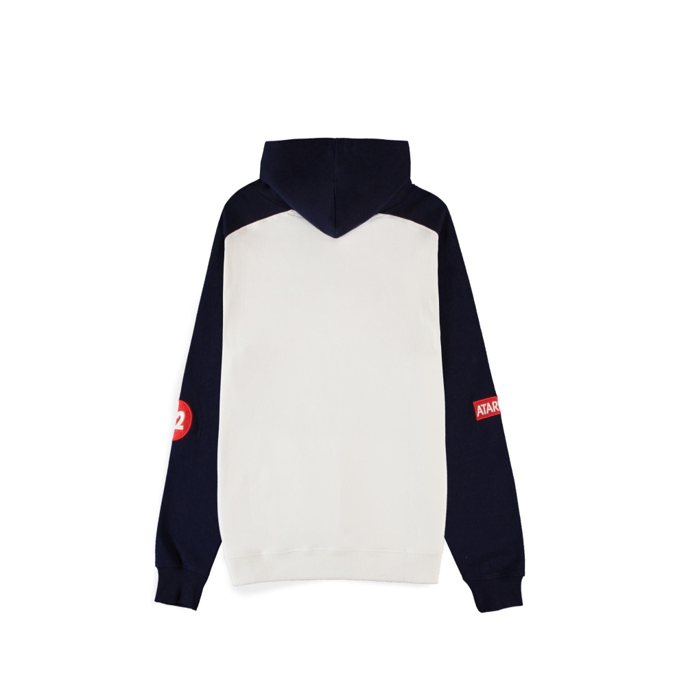 Atari - Classical two tone Varsity Kapuzenpullover/hoodie - Blau/Weiß